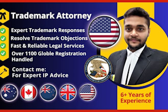 respond to trademark office action objections, uspto