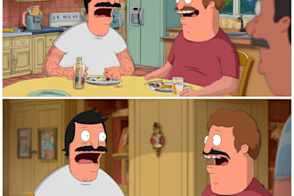 draw an awesome funny scene