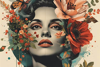 make you fabulous collage art design