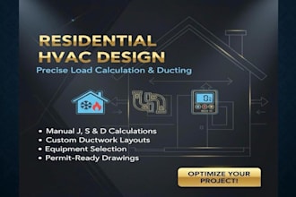 design residential hvac system and load calc