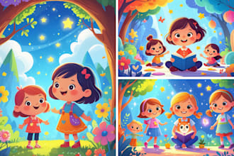 illustrate kids storybooks kids illustration children story children story book