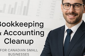 do bookkeeping and accounting cleanup for canadian small businesses