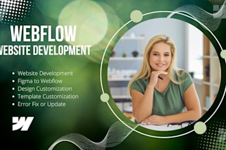 develop webflow website and convert figma to webflow