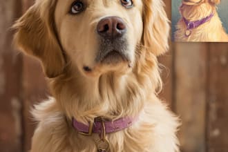 create amazing disney pet portrait