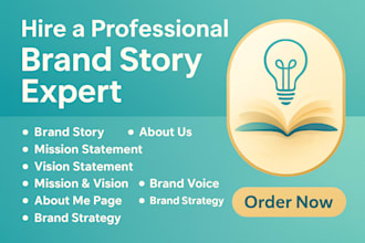 write your brand story,mission,vision statement,mission and vision, brand voice