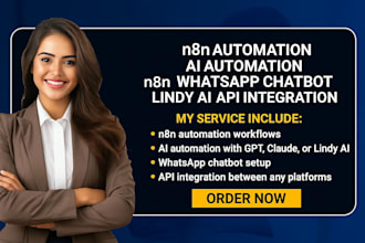 n8n automation ai automation n8n ai whatsapp chatbot lindy ai api integration
