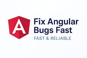 fix any angular bug or UI issue