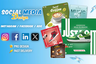 create social media posts,  facebook ad image, instagram ad