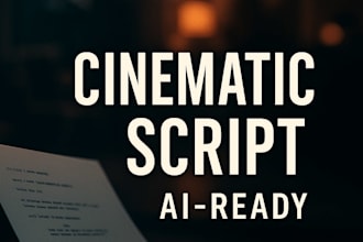 write a cinematic short film script or ai video script for tiktok and youtube