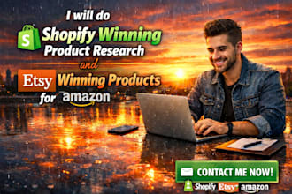 do shopify winning product research and etsy winning products on dropshipping