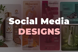 do professional social media post and ads post design