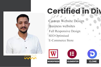 develop divi website, divi installation, customization expert