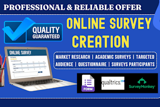 create online questionnaire or assessments form with qualtrics google forms