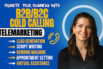 do USA b2c, b2b cold calling, and set appointments