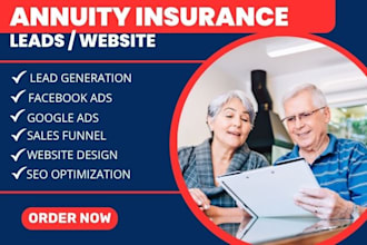 annuity leads life insurance leads retirement planning leads annuity leads