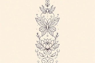 make minimal tattoo design