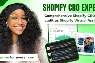 do shopify cro conversion rate audit to boost shopify sales as shopify VA