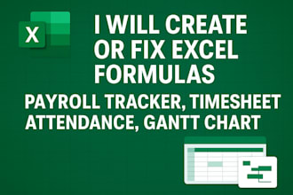 claude fix excel formula payroll tracker web timesheet attendance gantt chart
