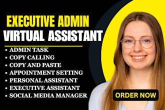 be your personal administrative virtual assistant executive assistant sales rep