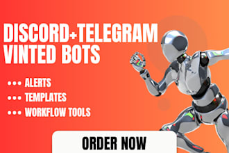 build discord and telegram listing alert bots with filters and workflows