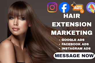 be your hair extension marketing expert for wig hair extension google ads expert