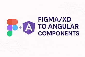 convert figma or xd designs into angular components