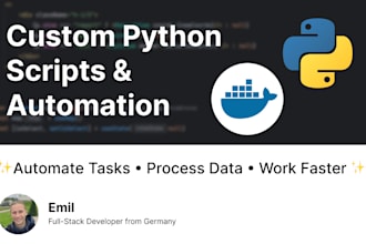 create custom python scripts and automations