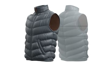 create high quality 3d jacket designs puffer, bomber, armless, protective shirt