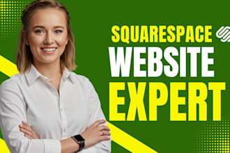 build a professional squarespace website with SEO and mobile optimization