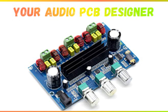 design pcb, schematic for audio device projects, guitar effect pedals amplifiers