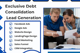 generate debt consolidation leads debt relieve leads debt settlement leads