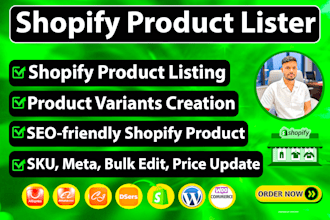 be your shopify product lister