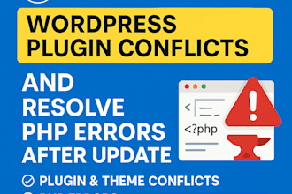 fix wordpress plugin conflicts and resolve PHP errors after update