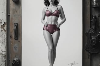 do playful bombshell retro style