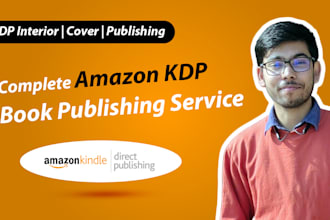 help you design and self publish your book on amazon KDP