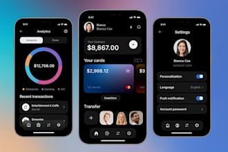 build fintech app loan app neobank app crypto wallet app banking app