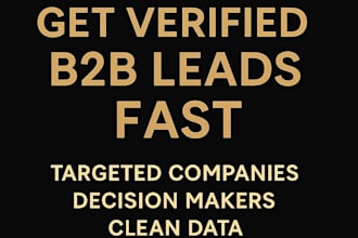 generate targeted b2b leads with verified emails