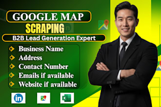 do google map scraping, business leads, leads generation