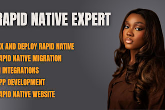 build rapid native websites, handle migrations, and fully deploy your app