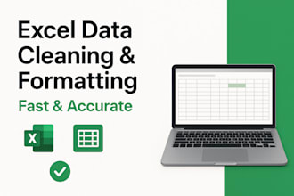 cleaning, editing, format and optimization spreadsheet