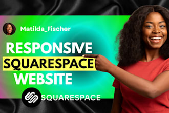 design and redesign modern squarespace website and squarespace bug, malware fix