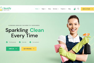 build residential cleaning website house, office cleaning website booking koala
