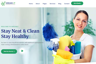 design residential cleaning website house cleaning office cleaning website
