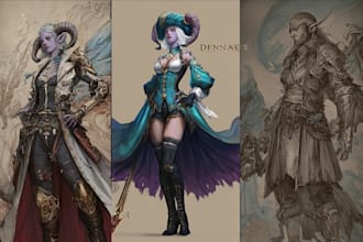 create a fantasy illustration