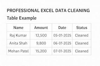 excel work, reconciliation, data entry, pdf conversion and typing service
