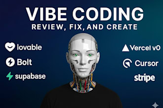 fix your vibe code or build a custom website or app with vibe coding