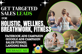 generate holistic wellness hot yoga center lead meditation breathwork website
