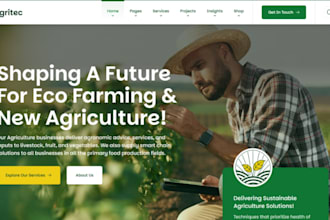 build wix farming website agricultural product website organic crop website