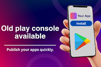 give old play console to upload app