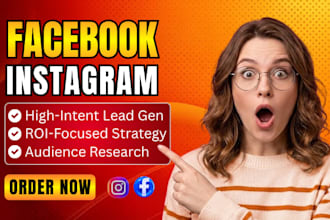 be your facebook ads campaign, fb meta ads, and instagram marketing manager